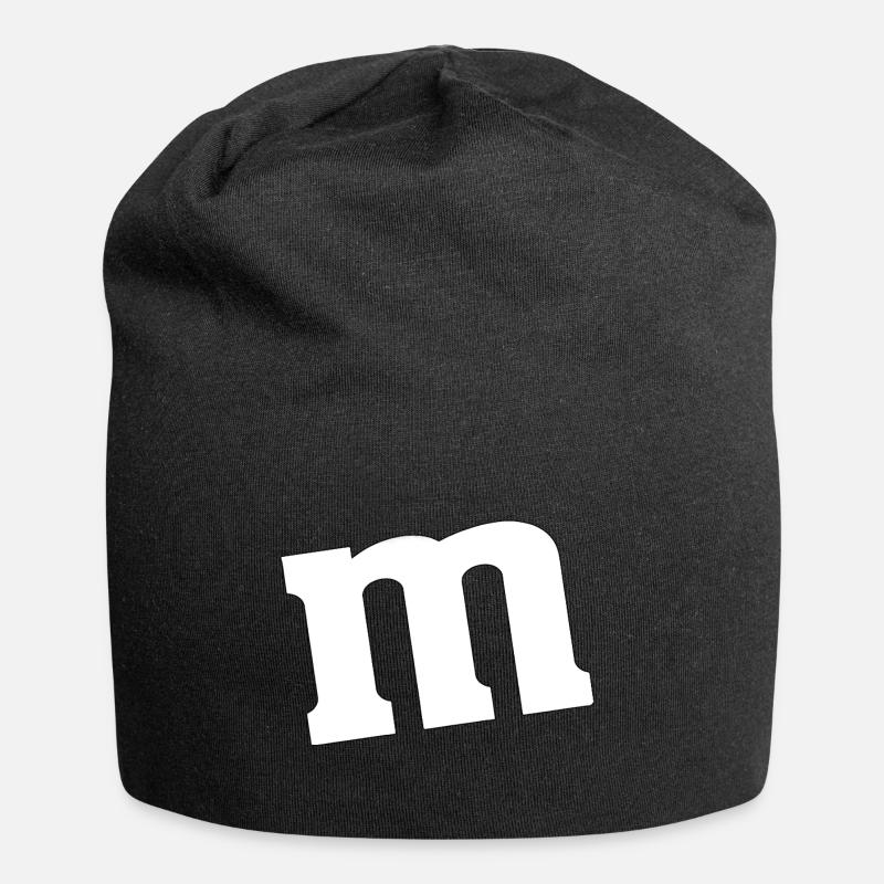Leckeres M - Jersey-Beanie - Schwarz