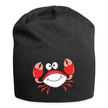 Crab cancer crustaceans - Jersey Beanie - black - Front
