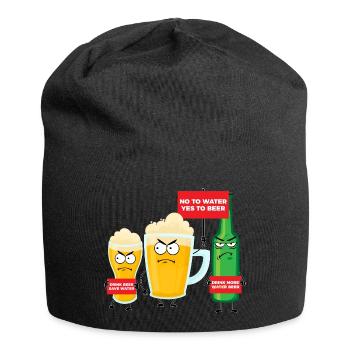 Save Water Drink Beer - Jersey Beanie - black - Front