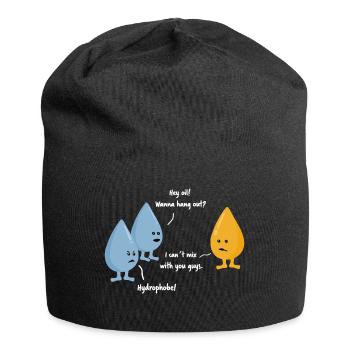 Biologie Professeur de biologie Drôle De Drôles De Paroles Cadeaux - Bonnet en jersey - noir - Devant