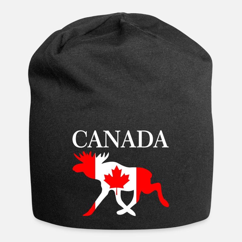 Canada - Bonnet en jersey - noir