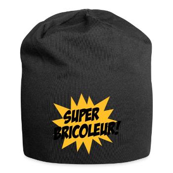 Super Bricoleur ! - Bonnet en jersey - noir - Devant