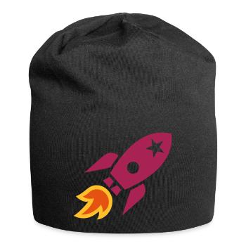 Rocket - Jersey Beanie - black - Front