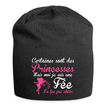 la fée pas chier - Bonnet en jersey - noir - Devant