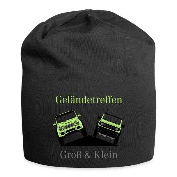 Gross & Klein Geländewagen Treffen - Jersey-Beanie - Schwarz - Vorne
