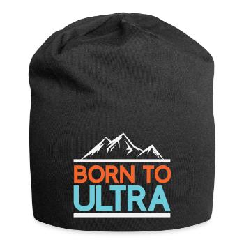 Né pour Ultra Running - Bonnet en jersey - noir - Devant