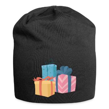 Set cadeau - Bonnet en jersey - noir - Devant