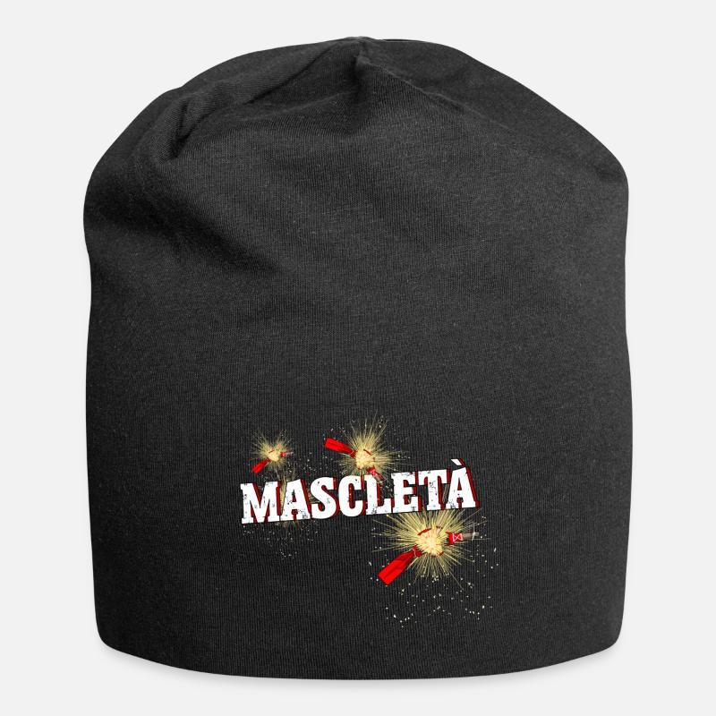 Mascleta Red - Jersey-Beanie - Schwarz