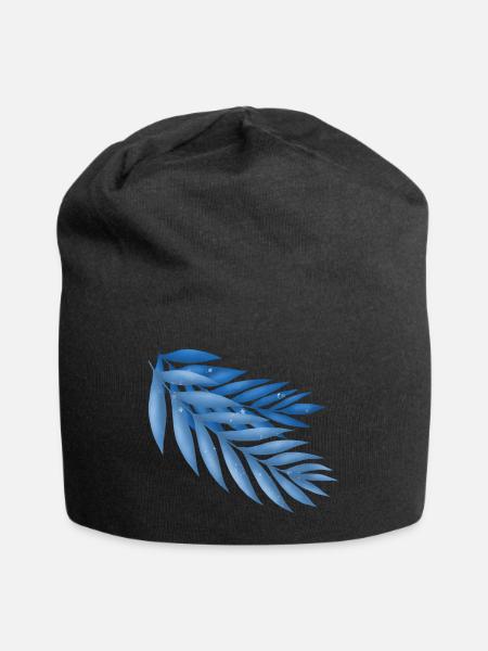 Blue Paradise - Jersey-Beanie - Schwarz