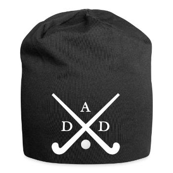 hockey sur gazon hockey sur gazon hockey sur gazon-papa joueurs de hockey - Bonnet en jersey - noir - Devant