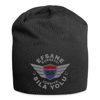 Samsun - Jersey-Beanie - Schwarz - Vorne