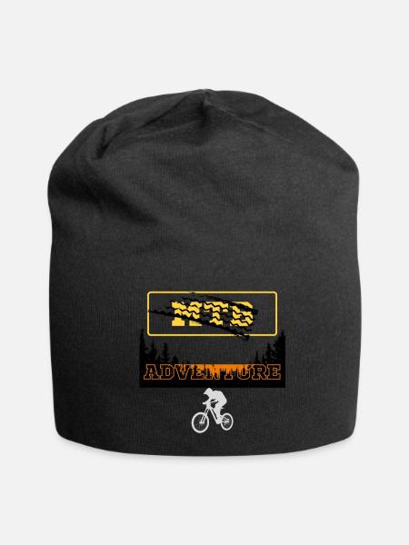 Mountainbike - Jersey-Beanie - Schwarz