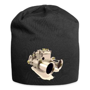 Carburettor for classic cars is an important component - Jersey Beanie - black - Front