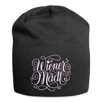 Wiener Mädl - Jersey-Beanie - Schwarz - Vorne