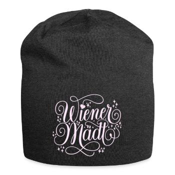 Wiener Mädl - Jersey-Beanie - Anthrazit - Vorne