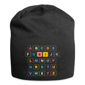 ABC Button HI - Maternelle Préscolaire - Bonnet en jersey - noir - Devant