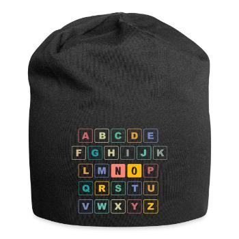 ABC Keys NO - École maternelle préscolaire - Bonnet en jersey - noir - Devant