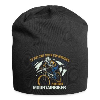 Mountainbiker und ? - Mountainbiker Mountainbike - Jersey-Beanie - Schwarz - Vorne