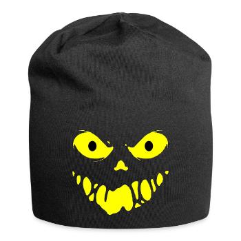 Evil face - Jersey Beanie - black - Front