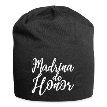 Madrina de Honor Bridesmaid Wedding Team Bride - Jersey Beanie - black - Front