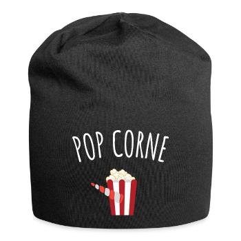 pop corne - Bonnet en jersey - noir - Devant