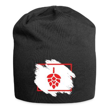 Bière Vin Whisky Schnaps Alcool - Bonnet en jersey - noir - Devant