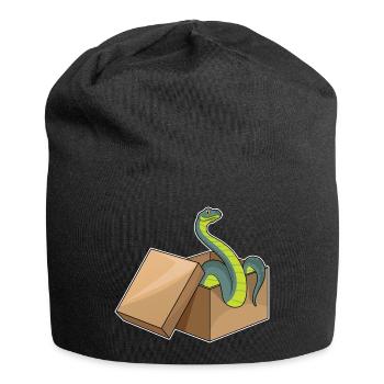 Schlange Karton - Jersey-Beanie - Schwarz - Vorne