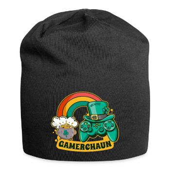 Gamerchaun St Patricks Day 2023 Gamer Shenanigan - Bonnet en jersey - noir - Devant