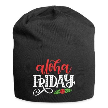 Aloha Vendredi - Bonnet en jersey - noir - Devant