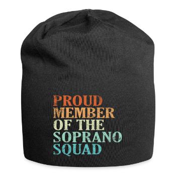 Fier membre de la Soprano Squad Vintage - Bonnet en jersey - noir - Devant