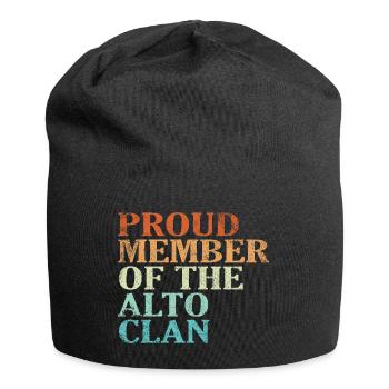 Proud Member of the Alto Clan Vintage - Jersey Beanie - black - Front