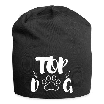 TOP DOG - Jersey-Beanie - Schwarz - Vorne