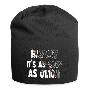Analyst Hacking Codes Computer Freak - Jersey Beanie - black - Front
