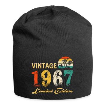 Vintage 1967 Limited Edition Made In 1967 Birthday - Jersey Beanie - black - Front