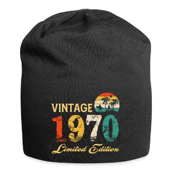Vintage 1970 Limited Edition Made In 1970 Birthday - Jersey Beanie - black - Front