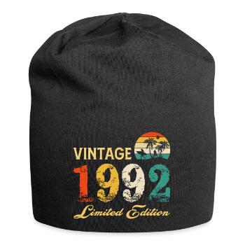 Vintage 1992 Limited Edition Made In 1992 Birthday - Jersey Beanie - black - Front