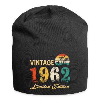 Vintage 1962 Limited Edition Made In 1962 Birthday - Jersey Beanie - black - Front