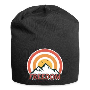 freedom logo - Bonnet en jersey - noir - Devant