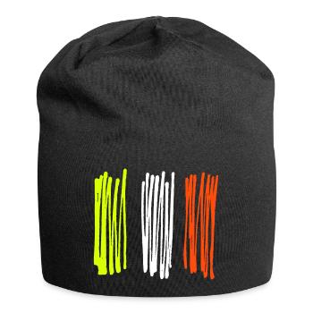 3 Stripes - Flag / Tricolore VECTOR - Jersey Beanie - black - Front