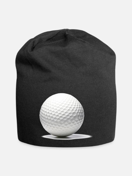 The golf ball. - Jersey Beanie - black