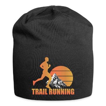 Trail Run Ultra Running Mountain Trekking Running - Jersey Beanie - black - Front