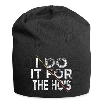 Jokes Beach Holiday Bedroom Bday - Jersey Beanie - black - Front