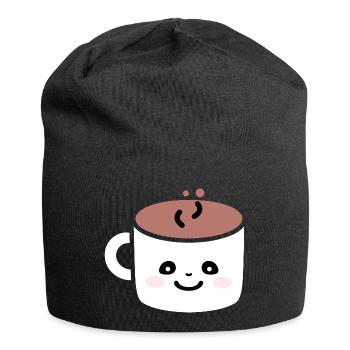 Humor Kleine heiße Schokolade - Jersey-Beanie - Schwarz - Vorne