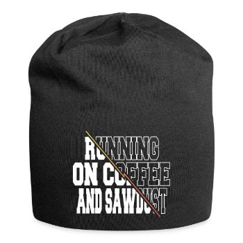 Hommes A charpentiers prière Tshirts bûcheron haches - Bonnet en jersey - noir - Devant