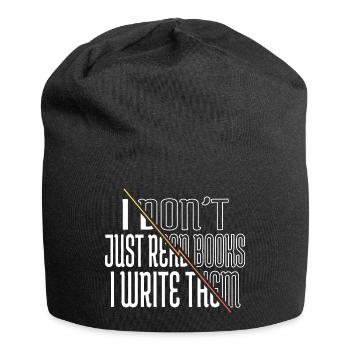 School Blog Bicycle Novel Awesome Birthday Present - Jersey Beanie - black - Front