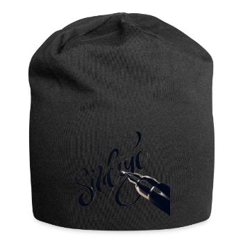 Sideeye Eye Side Eye Handwriting - Jersey Beanie - black - Front