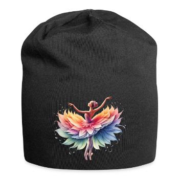 Ballet dancer with tutu - Jersey Beanie - black - Front