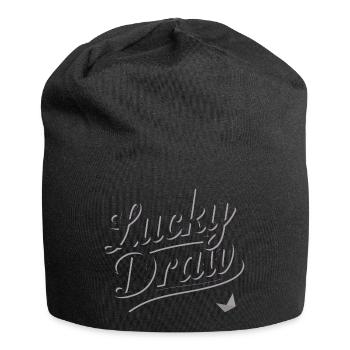 LUCKY DRAW - Jersey Beanie - black - Front