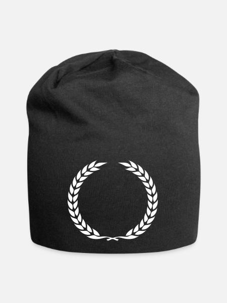 lorbeerkranz kranz - Jersey-Beanie - Schwarz