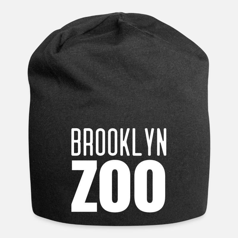Brooklyn Zoo - Jersey-Beanie - Schwarz